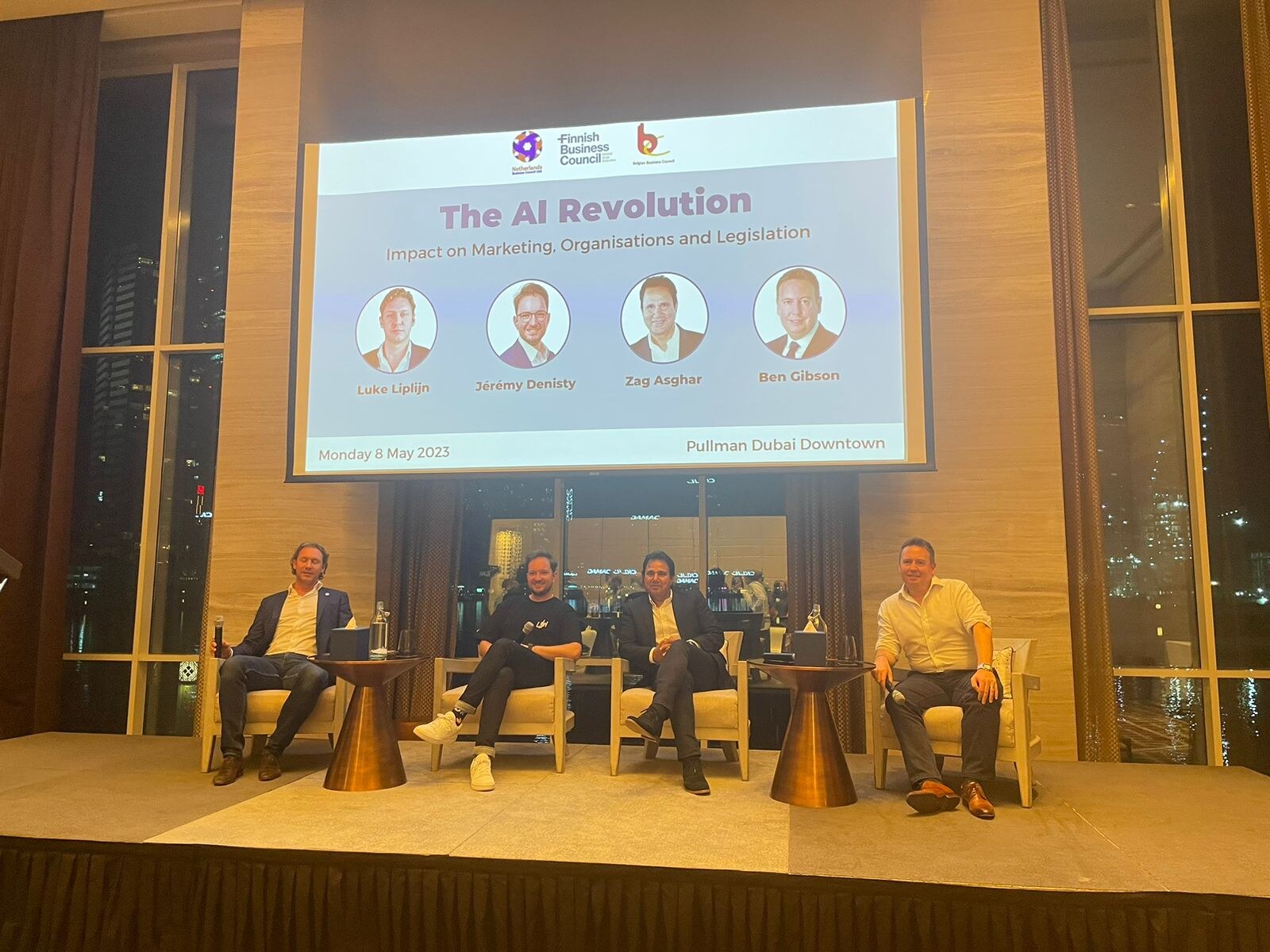 Atmosphere shot: The latest AI developments at Dutch Business Council Dubai in Dubai, UAE